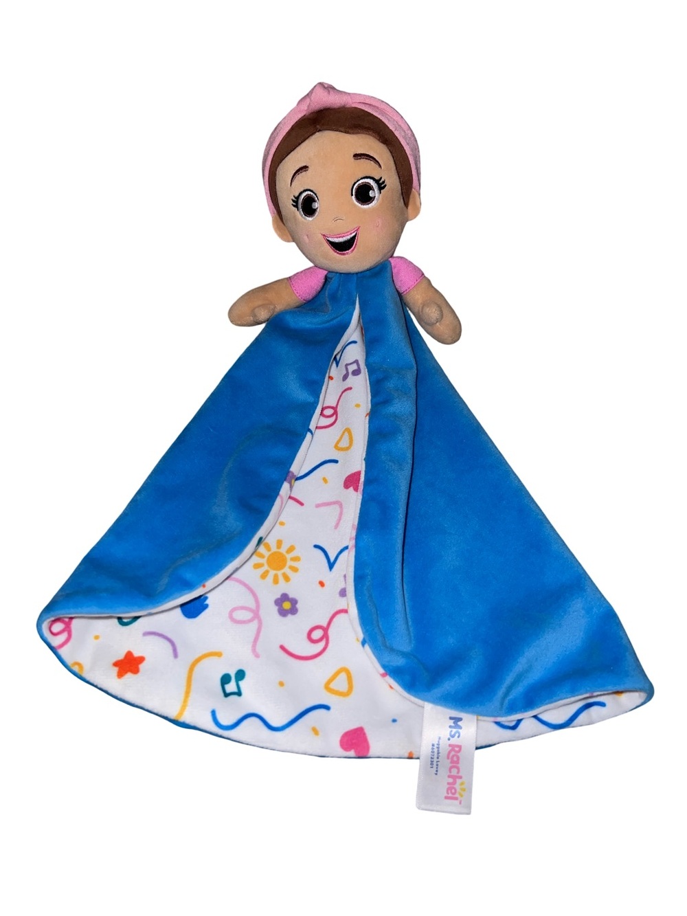 Ms. Rachel Huggable Lovey Plush Blanket Gund Baby Newborn Soft Comfort Toy